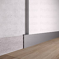 Плінтус прихованого монтажу 60 мм SVP-116 (2600 мм), без покриття