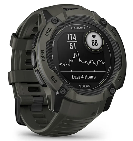 Смарт-годинник Garmin Instinct 2X Solar Moss, фото 1