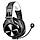 Навушники дротові OneOdio Fusion A71D, ігрова гарнітура, чорно-білі, фото 2