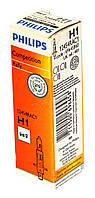 Автомобільна галогенна лампа "PHILIPS" (H1) (RALLY)(12V)(100W)