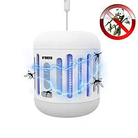 Пастка комах з Bluetooth-динаміком і акумулятором IKN863 LED IPX4 до 40 кв.м. знищувач комах від комарів, мух, літаючих комах