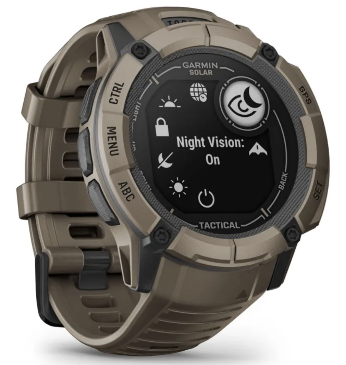 Смарт-годинник Garmin Instinct 2X Solar - Tactical Edition, Coyote Tan