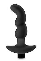 Вибратор для стимуляции простаты силиконовый черный Blush Anal Adventures Platinum Talla