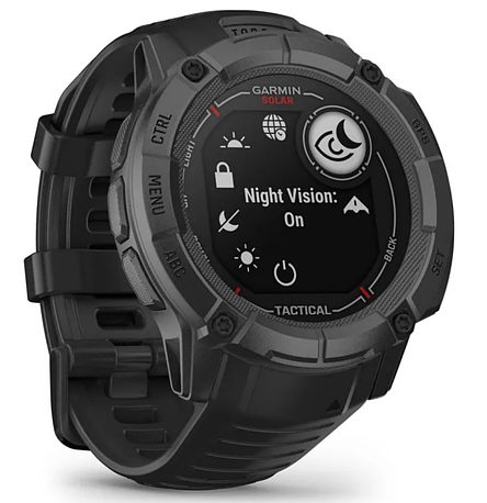 Смарт-годинник Garmin Instinct 2X Solar - Tactical Edition, Black, фото 1