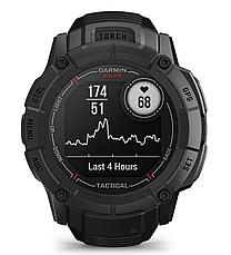 Смарт-годинник Garmin Instinct 2X Solar - Tactical Edition, Black, фото 2