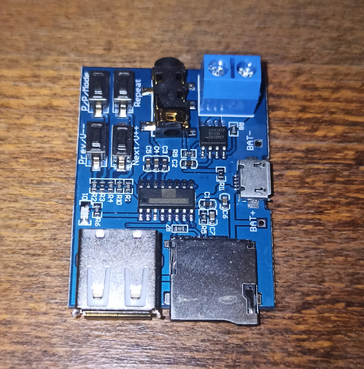 Плата МП3 плеера,модуль усилителя mp3 плеер,MicroSd,usb. (ID#1860989773 ...