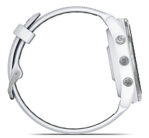 Годинник Garmin Forerunner 965 Titanium Bezel with Whitestone Case and Whitestone/Powder Grey Silicone Band, фото 6