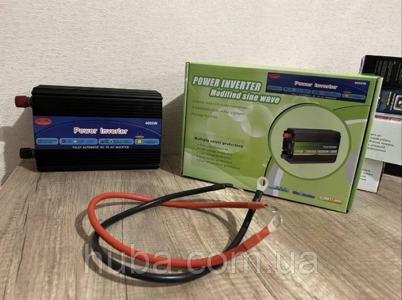 Інвертор перетворювач Power Inverter WX 4000W 12 V Wimpex