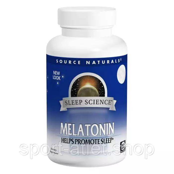 Натуральна добавка Source Naturals Sleep Science Melatonin 3 mg, 120 вегакапсул