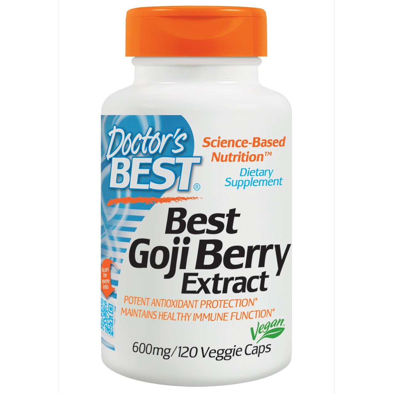 Екстракт ягід годжі Doctor's Best, 600 мг, 120 капсул