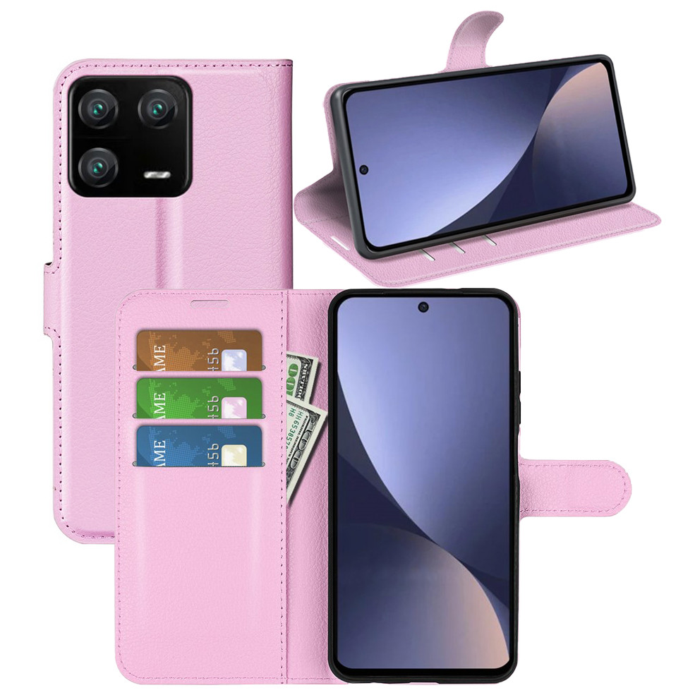 Чохол-книжка Litchie Wallet для Xiaomi 13 Pro Light Pink, фото 1