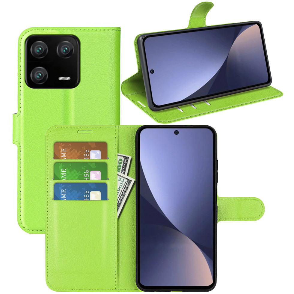 Чохол-книжка Litchie Wallet для Xiaomi 13 Pro Light Green, фото 1