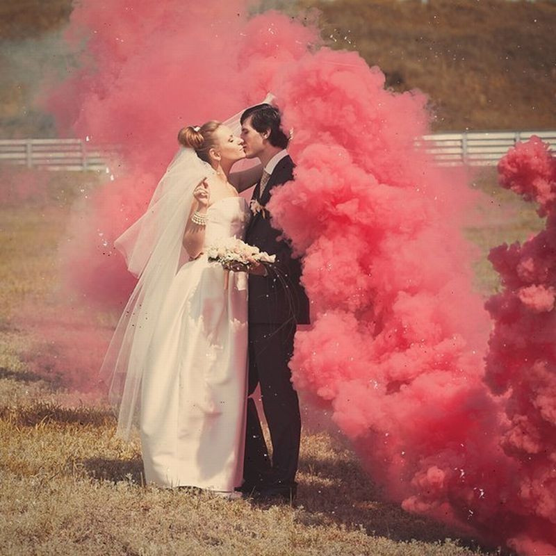 Оригінал! Maxsem Червоний дим для фотосесії, Кольоровий дим, кольоровий дим (Середня насиченість)