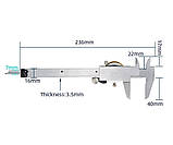 Штангенциркуль стрілковий ШЦК-150-0,02 (±0,020) Shock-ProoF, фото 5