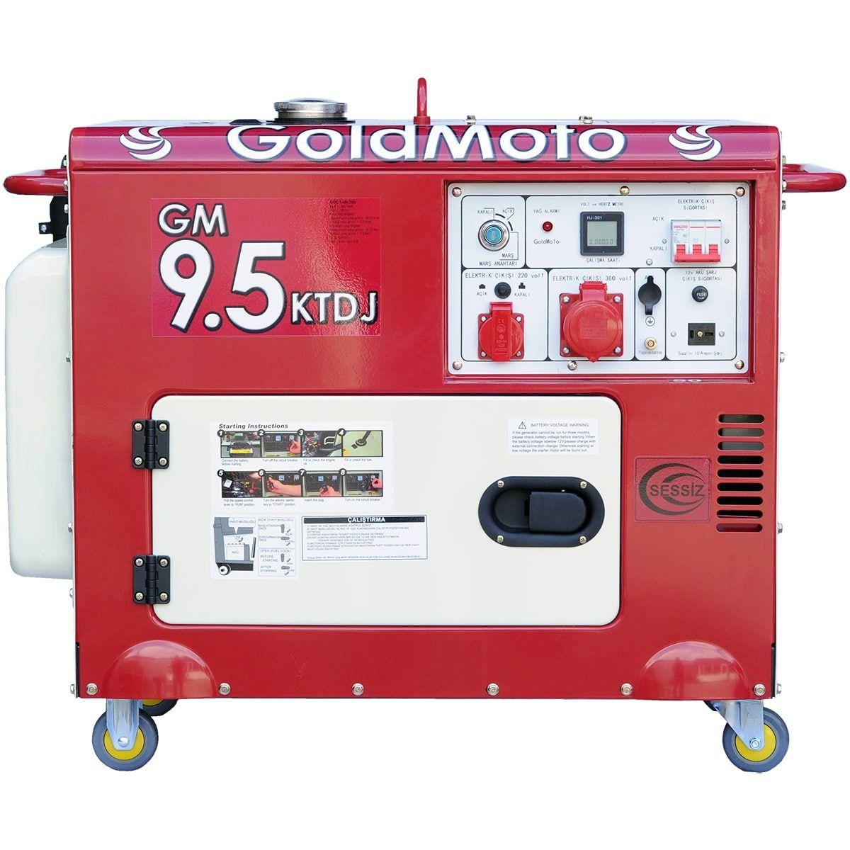 Дизельний генератор GoldMoto GM9.5KTDJ, фото 1