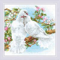 Набор для вышивания Riolis "Белые голуби"