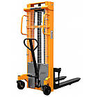 Штабелер ручний з регульованими вилами Cormak WHRS 1025, фото 2