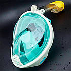 Маска для снорклінга Easybreath Tribord / Маска для підводного плавання Зелений S/M, фото 10