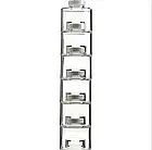 Органайзер для зберігання спецій акрилова пряна вежа Spice Tower, фото 5