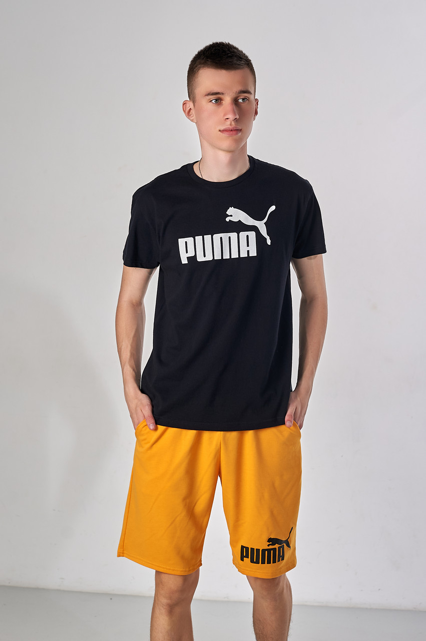 Чоловіча футболка Puma, чорного кольору