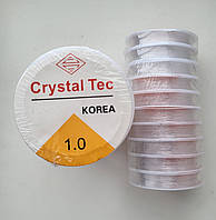 Силіконова волосінь-гумка, прозора 1,0 мм (4,2 метри) . Crystal Tec