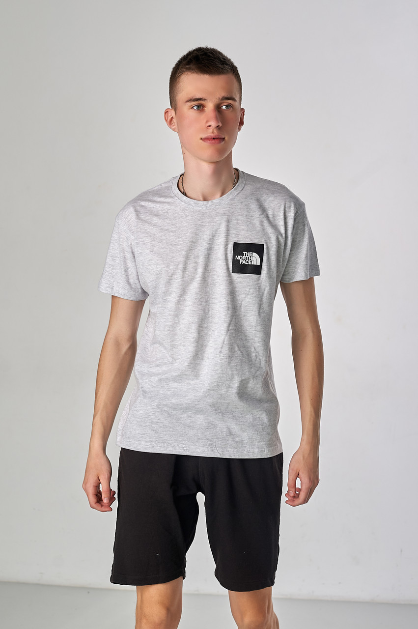 Чоловіча футболка The North Face, сірого кольору