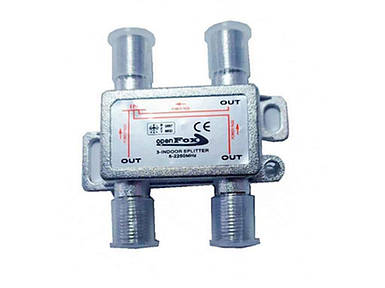 Спліттер 3ТВ проходом живлення ТМ OpenFox FG