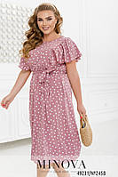 Чарівна сукня літня в романтичному стилі з приємної тканини, великих розмірів від 46 до 68