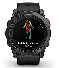 Годинник Garmin Fenix 7X Pro – Solar Edition Slate Grey with Black Band, фото 5