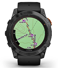Годинник Garmin Fenix 7X Pro – Solar Edition Slate Grey with Black Band, фото 4