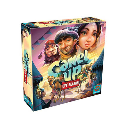 Настольная игра Camel Up: Off Season (Верблюди, вперед! В межсезонье) (на украинском), фото 1