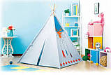 НАМЕТ WIGWAM / TIPI, Дитячий намет вігвам, Вігвам намет для дітей, Дитячий ігровий намет ECOTOYS, фото 4
