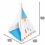 НАМЕТ WIGWAM / TIPI, Дитячий намет вігвам, Вігвам намет для дітей, Дитячий ігровий намет ECOTOYS, фото 6