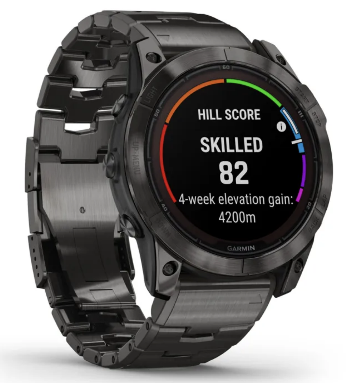Годинник Garmin Fenix 7X Pro – Sapphire Solar Edition Carbon Gray DLC Titanium with Vented Titanium Bracelet