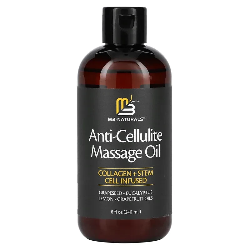 M3 Naturals, антицелюлітна масажна олія, 240 мл (8 рідк. унцій)