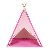 ПАЛАТКА WIGWAM, Детская палатка вигвам, Вигвам палатка для детей, Детская игровая палатка розовая