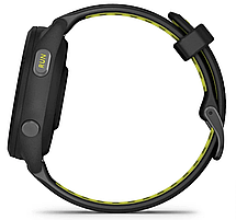 Смарт-годинник Garmin Forerunner 265S Black Bezel and Case with Black/Amp Yellow Silicone Band, фото 6