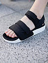 Сандалі жіночі чорні Adidas Sandals Black White (04272), фото 7