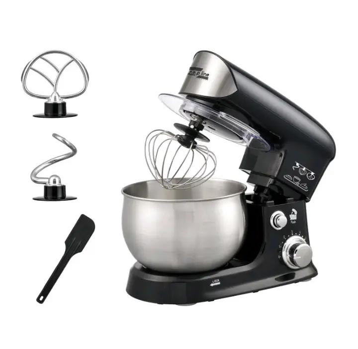 Кухонний планетарний тістоміс, міксер Zepline ZP-064 6 швидкостей, чаша 4 літри, 3200 Вт