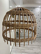 Абажур з лози