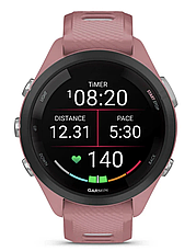 Смарт-годинник Garmin Forerunner 265S Black Bezel with Light Pink Case and Light PinkPowder Grey Silicone Band, фото 3