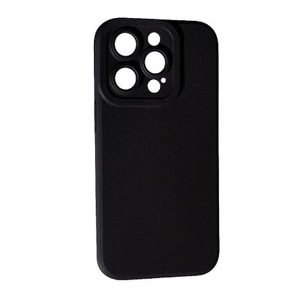 Силіконовий чохол SMTT для Apple iPhone 15 Pro Black, фото 1