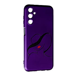 Силікон Case Art Samsung M14,  Girl in a hat