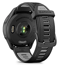 Смарт-годинник Garmin Forerunner 265 Black Bezel and Case with Black/Powder Gray Silicone Band, фото 5