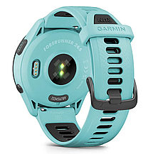 Смарт-годинник Garmin Forerunner 265 Black Bezel with Aqua Case and Aqua/Black Silicone Band, фото 4