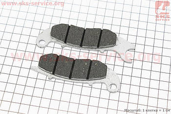 Гальмівні колодки дискові задні к-т (2 шт.)