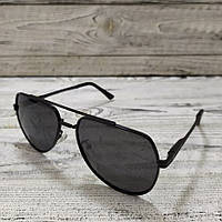 Модные солнцезащитные очки Авиатор черные поляризационные солнечные очки Стильные молодежные очки для мужчин