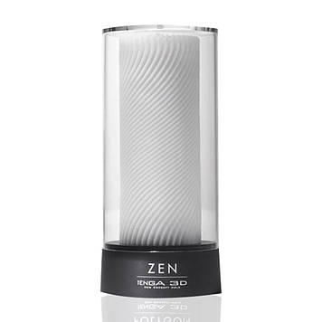 Мастурбатор Tenga 3D Zen, дуже ніжний, з антибактеріального еластомеру зі сріблом Bomba💣