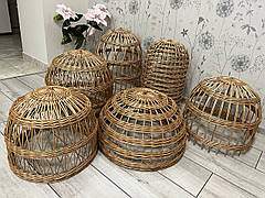 Абажур з лози