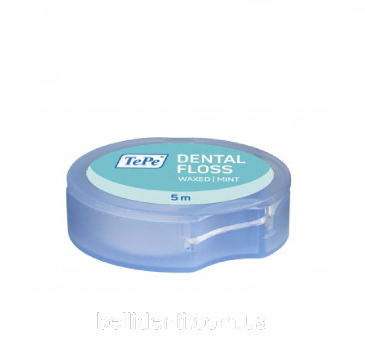 Зубна нитка TePe Dental Floss вощена, що розпушується (м'ята), 5 м